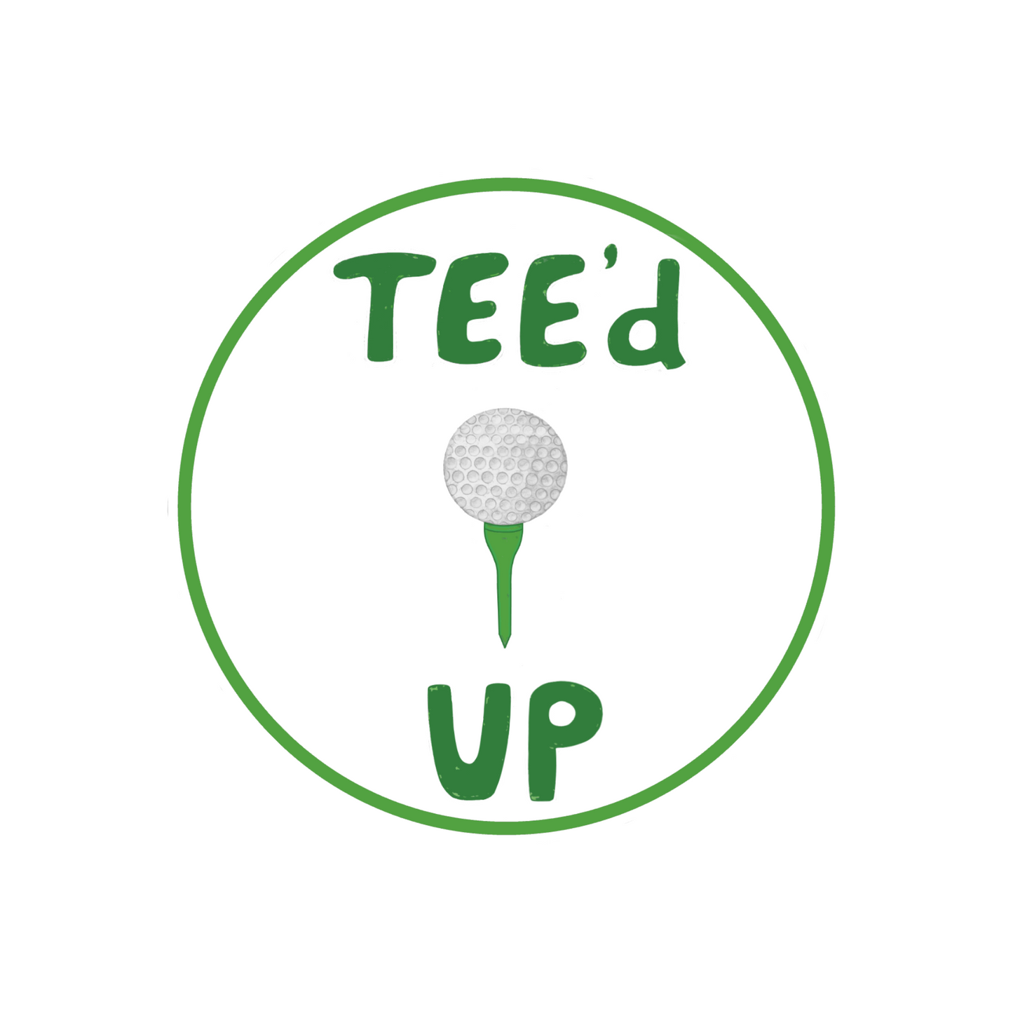 Golf Tee'd Up Patch